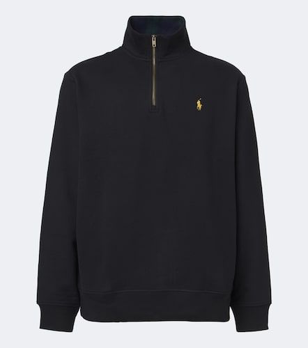 Pull à col zippé en coton mélangé - Polo Ralph Lauren - Modalova
