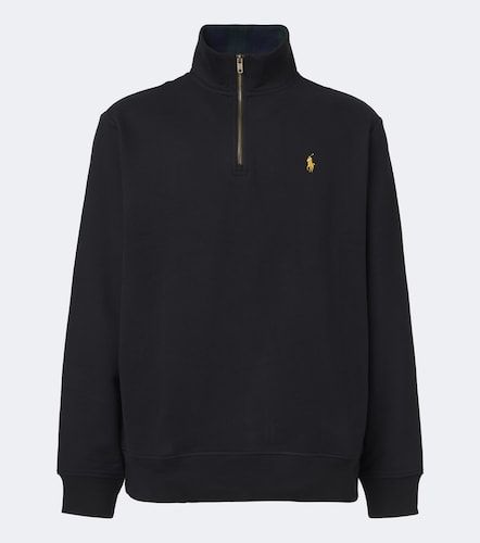 Pull à col zippé en coton mélangé - Polo Ralph Lauren - Modalova