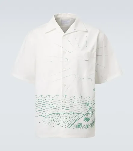 Prada Chemise imprimée en coton - Prada - Modalova