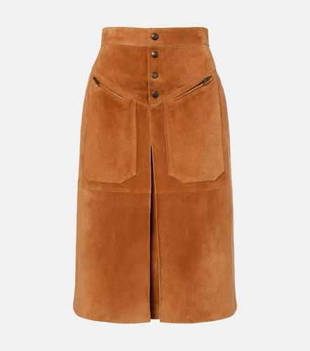 Chloé Jupe midi en daim - Chloe - Modalova