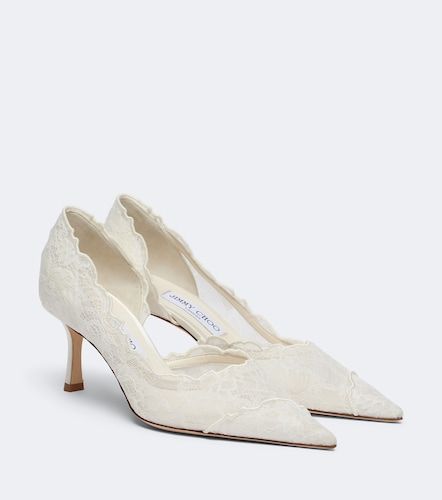 Escarpins de mariée Faiz en dentelle - Jimmy Choo - Modalova