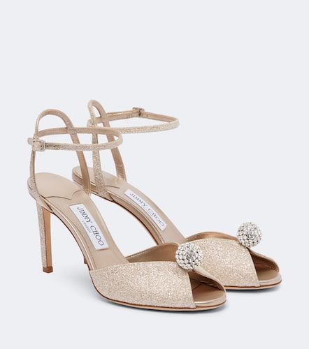 Sandales Sacora 85 à paillettes - Jimmy Choo - Modalova