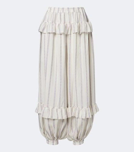 Chloé Pantalon ballon en soie mélangée à rayures - Chloe - Modalova