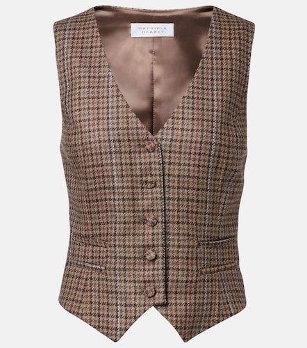 Gilet Coleridge en laine et soie - Gabriela Hearst - Modalova