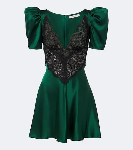 Robe en satin de soie à dentelle - Rodarte - Modalova