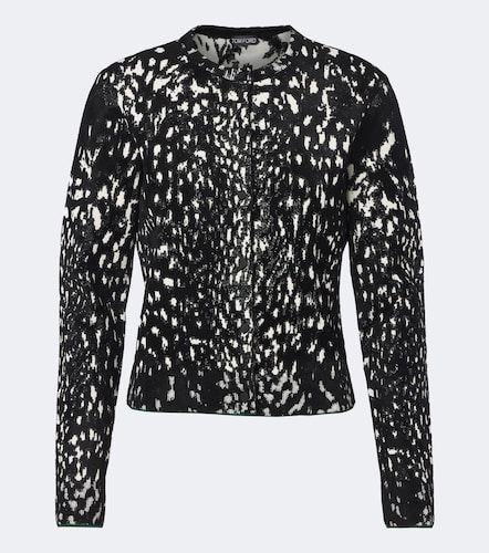Cardigan en jacquard de velours - Tom Ford - Modalova