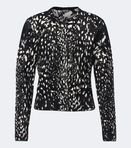 Cardigan en jacquard de velours - Tom Ford - Modalova