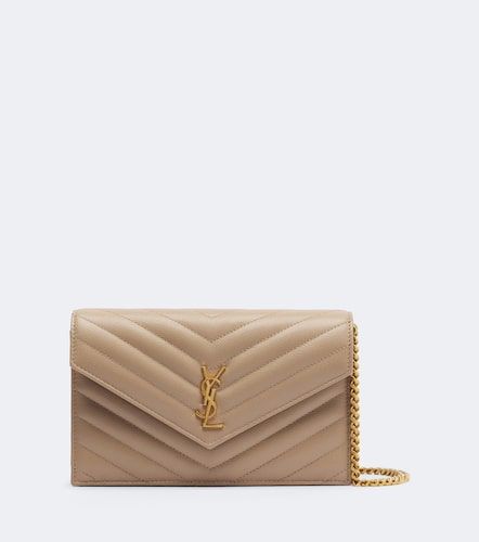 Portefeuille à chaîne Cassandre en cuir - Saint Laurent - Modalova