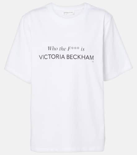 T-shirt Slogan en coton - Victoria Beckham - Modalova