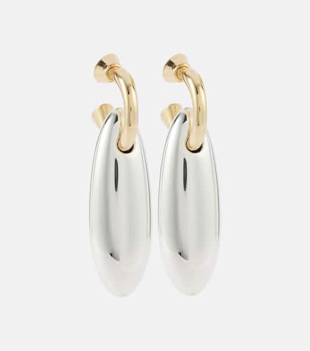 Boucles d’oreilles Ellipse Large en argent sterling plaqué or 18 ct - Bottega Veneta - Modalova