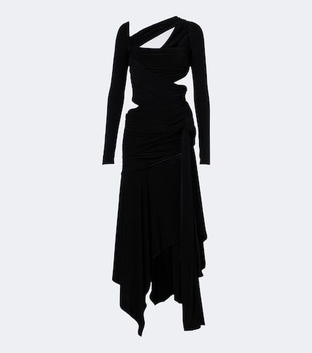Robe midi asymétrique à découpes - The Attico - Modalova