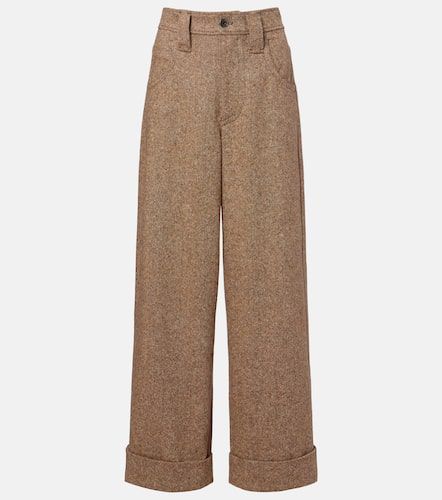 Pantalon ample Monili en laine mélangée - Brunello Cucinelli - Modalova