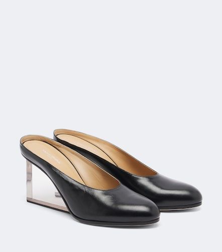 Mules compensées en cuir - Maison Margiela - Modalova