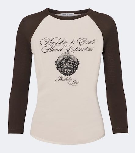 T-shirt en coton à logo - Acne Studios - Modalova