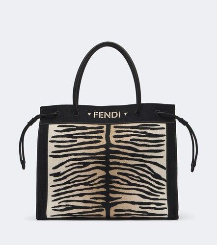 Cabas Medium à imprimé tigre - Fendi - Modalova