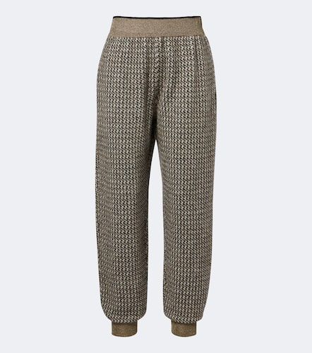 Pantalon droit en mohair et laine mélangés - Brunello Cucinelli - Modalova