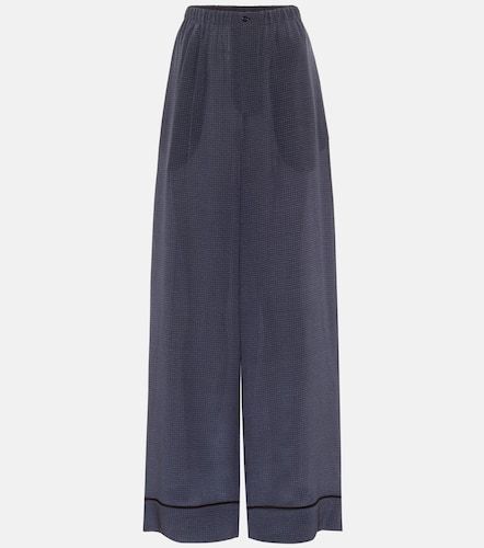 Pantalon de pyjama en soie à pois - Fendi - Modalova
