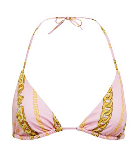 Haut de bikini triangle Chain - Versace - Modalova