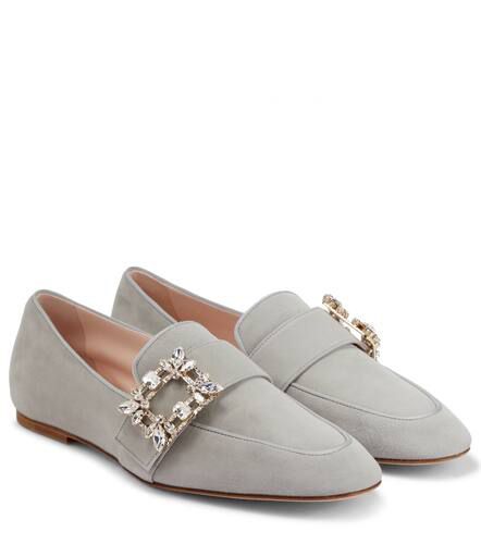 Mocassins Mini Broche en daim - Roger Vivier - Modalova