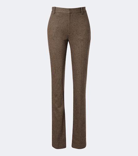 Pantalon droit en laine, soie et cachemire - Ralph Lauren Collection - Modalova