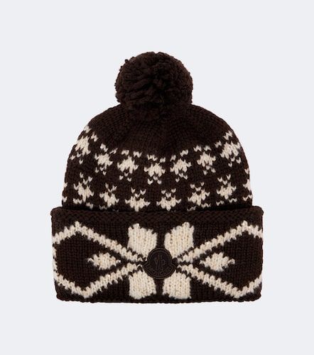 Bonnet en laine mélangée à sequins - Moncler - Modalova