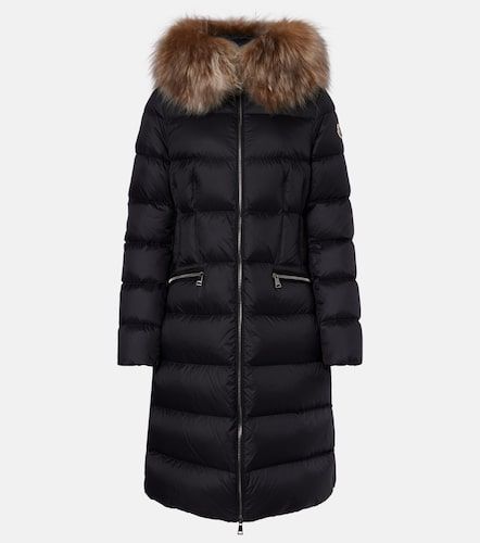 Doudoune Boedic à finition en peau lainée - Moncler - Modalova