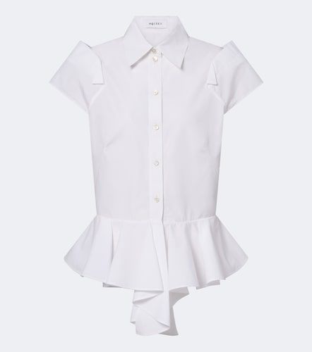 McQueen Chemise en coton à basque - McQueen - Modalova
