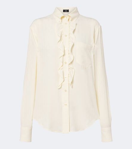 Blouse à volants et motif cachemire - Etro - Modalova
