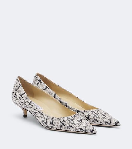 Escarpins Amelia en cuir façon serpent - Jimmy Choo - Modalova