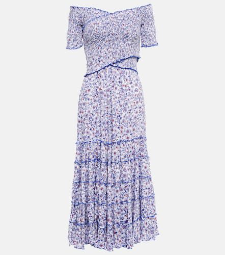 Robe midi Soledad à fleurs - Poupette St Barth - Modalova