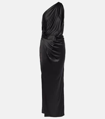 Robe longue asymétrique en soie - The Sei - Modalova