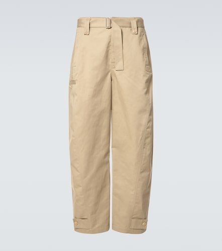 Pantalon en sergé de coton et lin - Lemaire - Modalova
