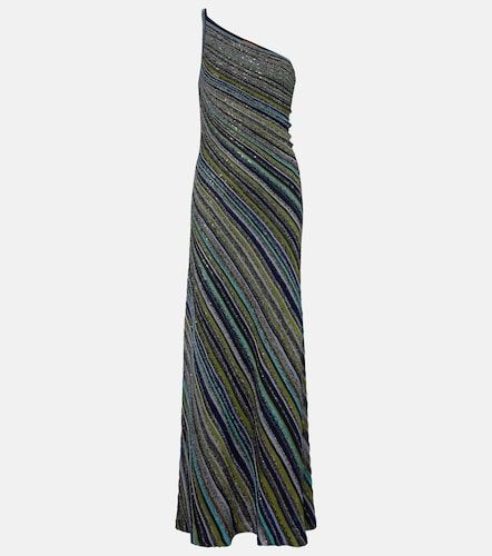 Robe longue asymétrique à sequins - Missoni - Modalova