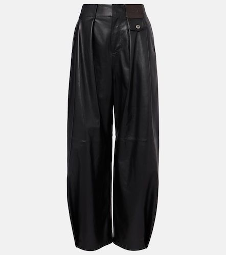 Loewe Pantalon barrel en cuir - Loewe - Modalova