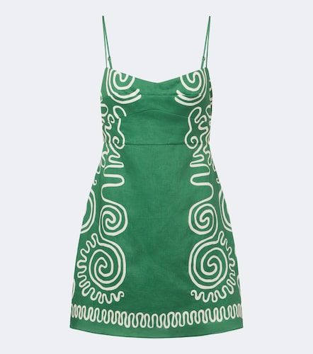 Robe Lucca en lin à imprimé - Cala de la Cruz - Modalova