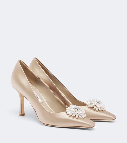 Escarpins Ines en satin à ornements - Jimmy Choo - Modalova