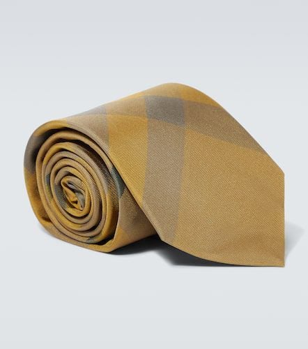 Cravate en soie à carreaux - Burberry - Modalova