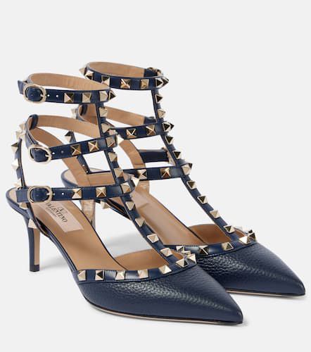 Escarpins Rockstud 65 en cuir - Valentino Garavani - Modalova