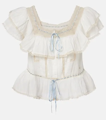 Blouse Melisa en coton à dentelle - Rixo - Modalova