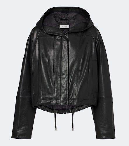 Sportmax Veste en cuir à capuche - Sportmax - Modalova