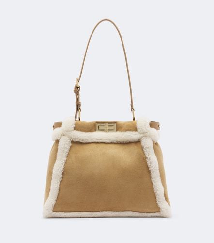 Fendi Sac Peekaboo® Medium en daim - Fendi - Modalova