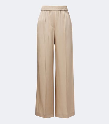 Pantalon ample en satin de soie - Brunello Cucinelli - Modalova