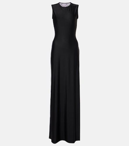Marine Serre Robe longue en jersey - Marine Serre - Modalova