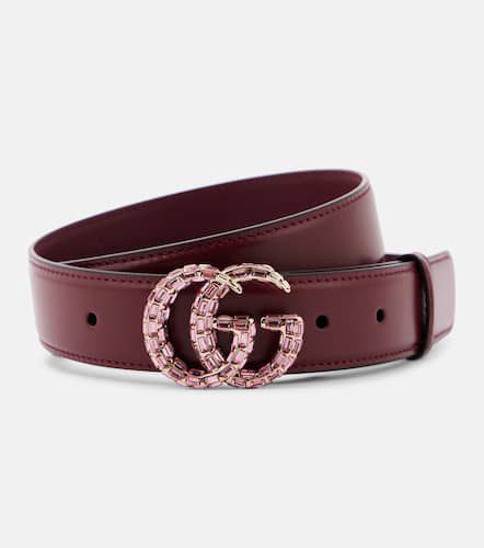 Ceinture GG Marmont slim en cuir - Gucci - Modalova