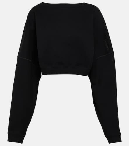 Sweat-shirt brodé en coton à logo - Saint Laurent - Modalova