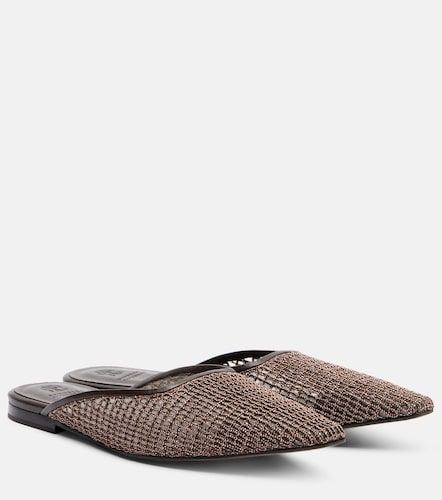 Mules Monili en cuir - Brunello Cucinelli - Modalova
