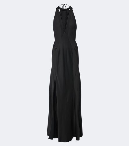 Robe longue en satin de crêpe - Victoria Beckham - Modalova