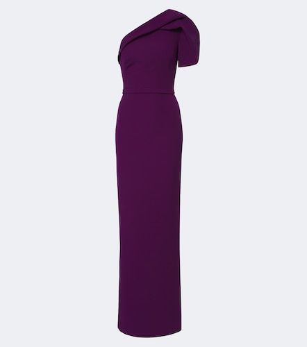 Robe longue asymétrique Millie en crêpe - Safiyaa - Modalova