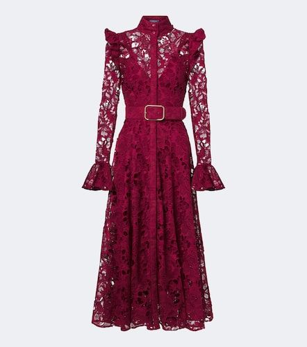 Leo Lin Robe midi Aliyah en guipure - Leo Lin - Modalova