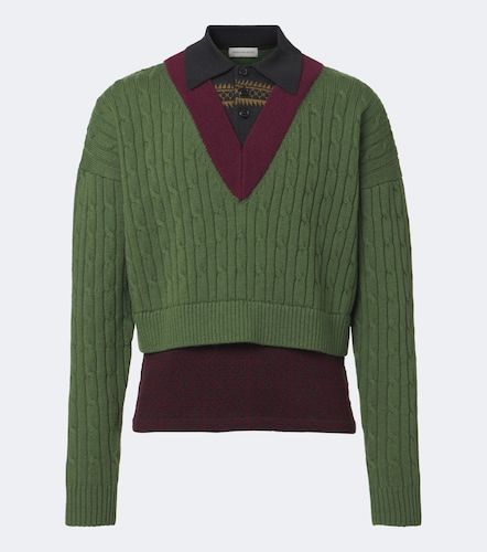 Polo en laine et coton - Dries Van Noten - Modalova